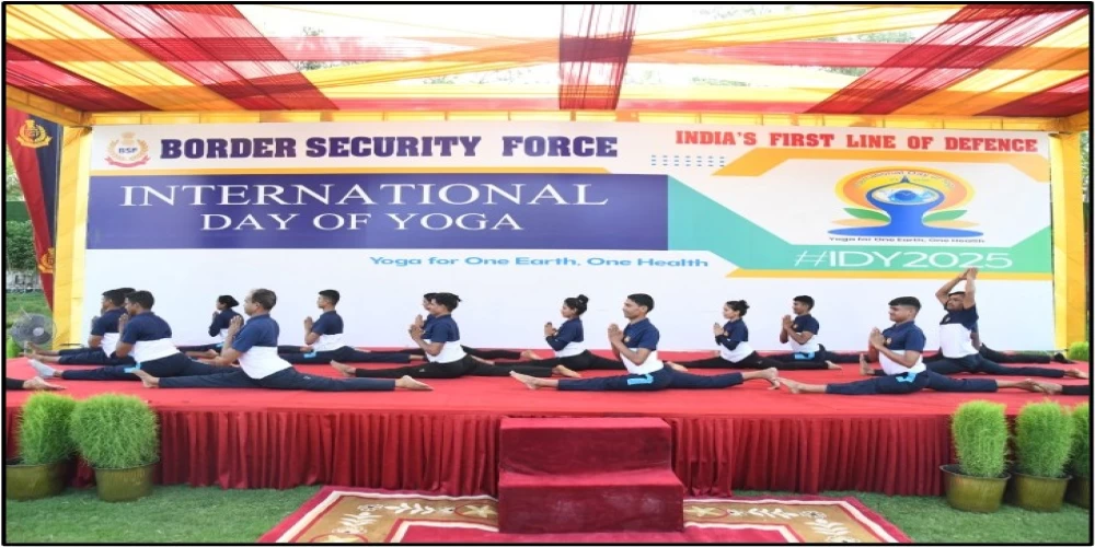 BSF marks 11th International Day of Yoga with mass sessions across locations
